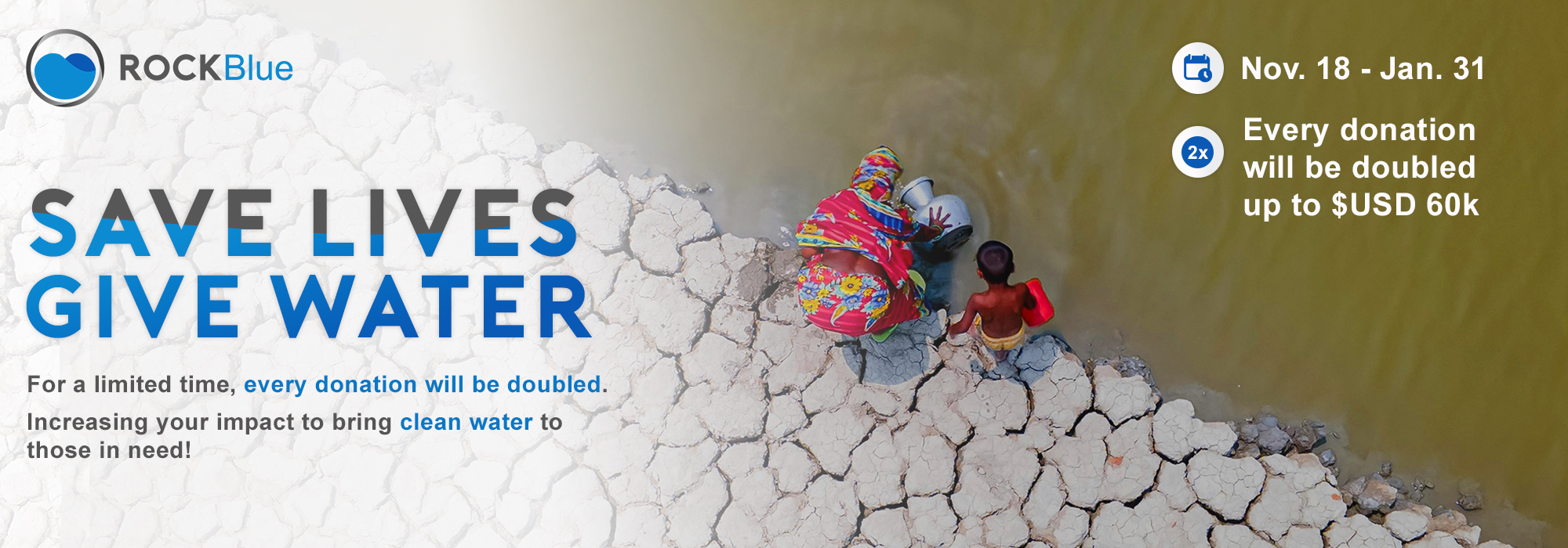 ROCKBlue Matching Donation Challenge SA